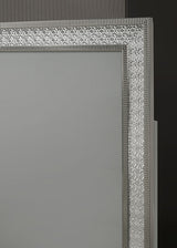 Cassiopeia Metallic Gray Queen Panel Bed - Ornate Home