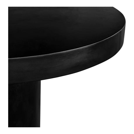 Cassius Black Round Outdoor Dining Table - Ornate Home