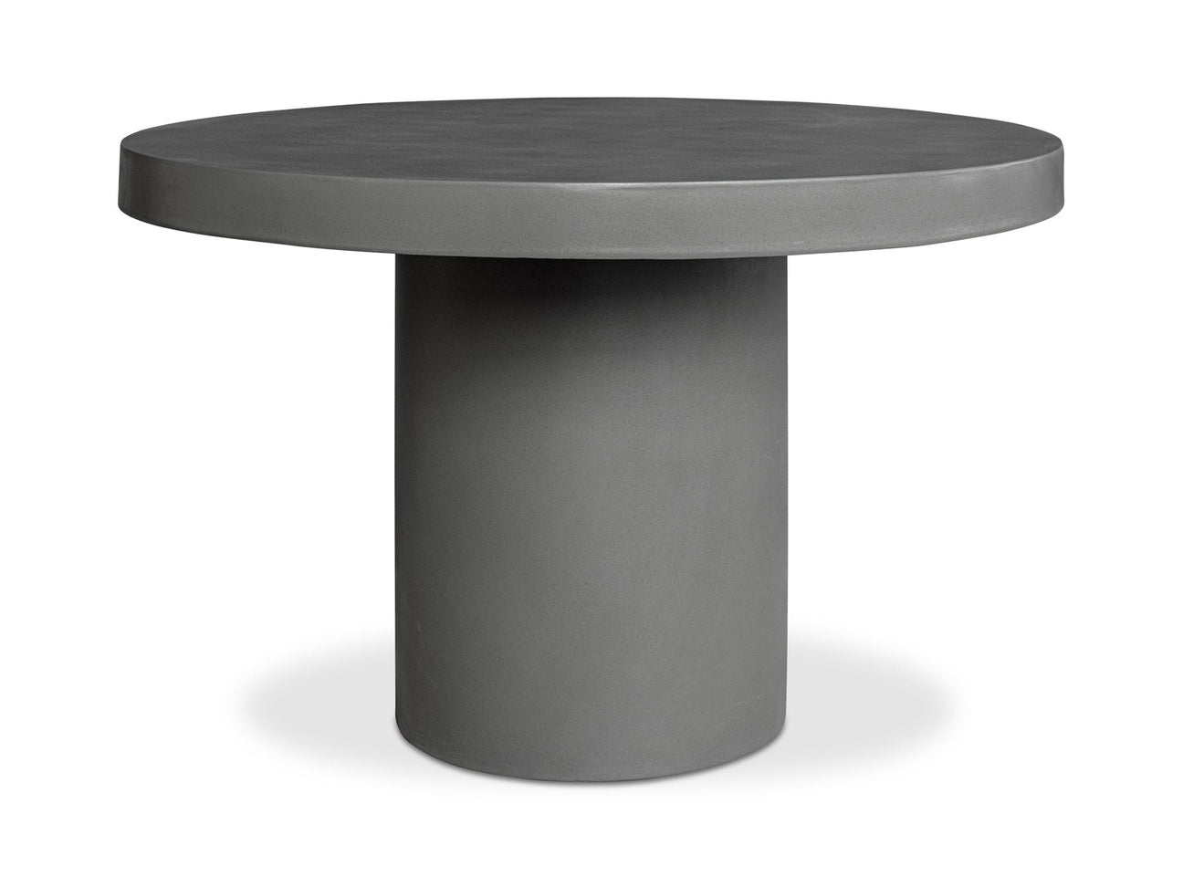 Cassius Dark Grey Round Outdoor Dining Table - Ornate Home