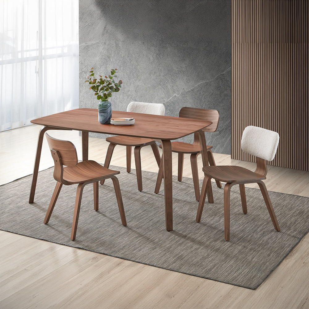 Casson Walnut Dining Table - Ornate Home