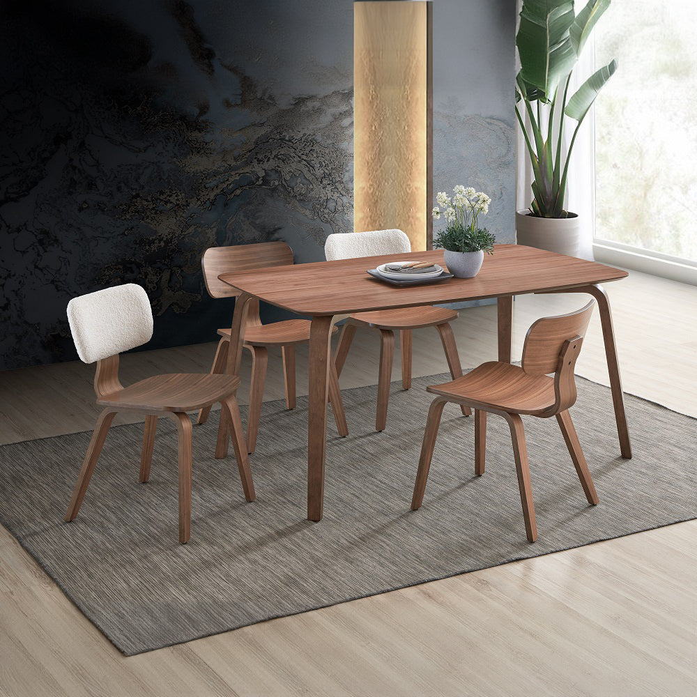 Casson Walnut Dining Table - Ornate Home