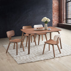Casson Walnut Dining Table - Ornate Home