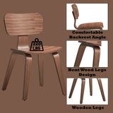 Casson Walnut Side Chair (Set of 2) - Ornate Home