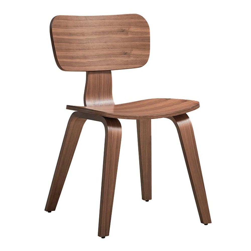 Casson Walnut Side Chair (Set of 2) - Ornate Home