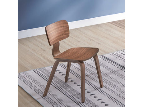 Casson Walnut Side Chair (Set of 2) - Ornate Home