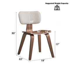 Casson Walnut Side Chair (Set of 2) - Ornate Home