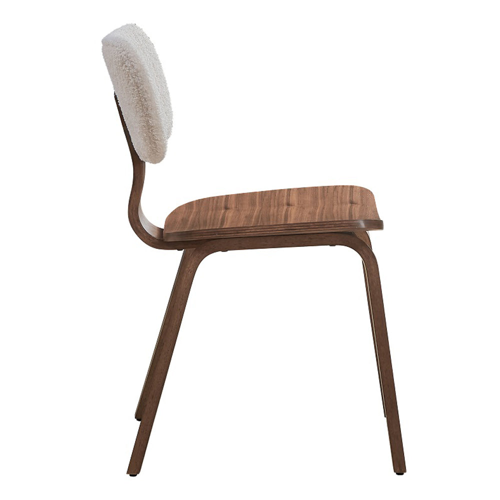 Casson Walnut Side Chair (Set of 2) - Ornate Home