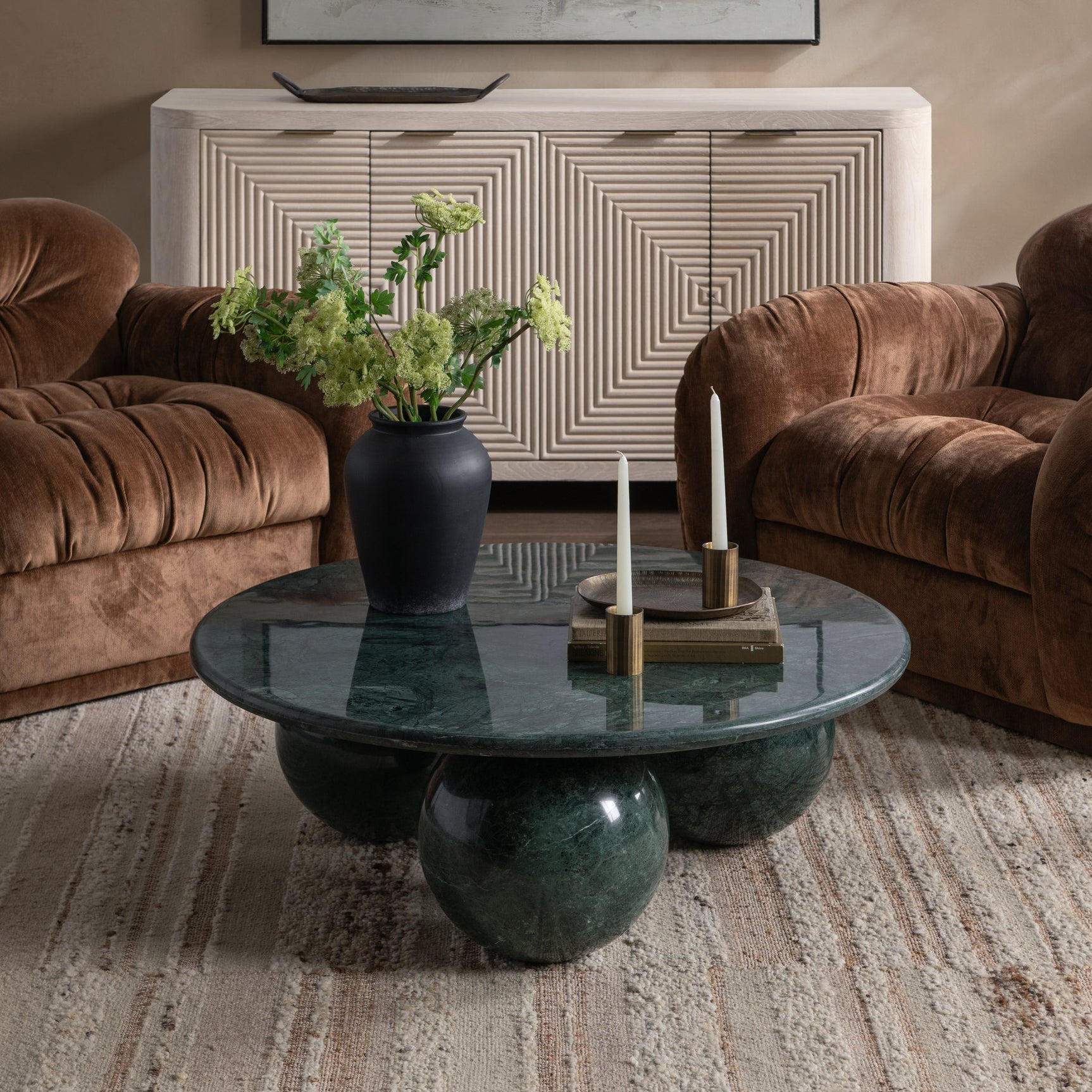 Castello Forest Green Coffee Table - Ornate Home