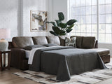 Castille Way Fossil 2-Piece Sleeper Sectional with Left Chaise - Ornate Home