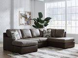 Castille Way Fossil 2-Piece Sleeper Sectional with Left Chaise - Ornate Home
