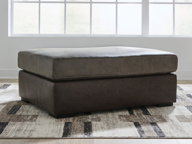 Castille Way Fossil Oversized Accent Ottoman (Online Special Price) - Ornate Home