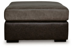 Castille Way Fossil Oversized Accent Ottoman - Ornate Home