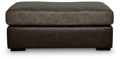 Castille Way Fossil Oversized Accent Ottoman - Ornate Home