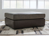 Castille Way Fossil Oversized Accent Ottoman - Ornate Home