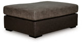 Castille Way Fossil Oversized Accent Ottoman - Ornate Home