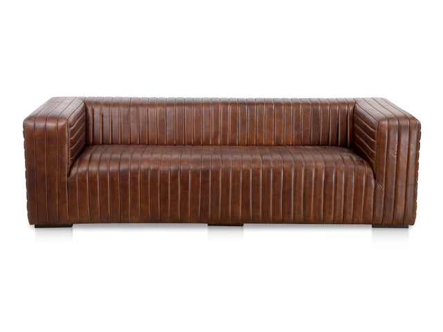 Castle Dark Brown Sofa - Ornate Home