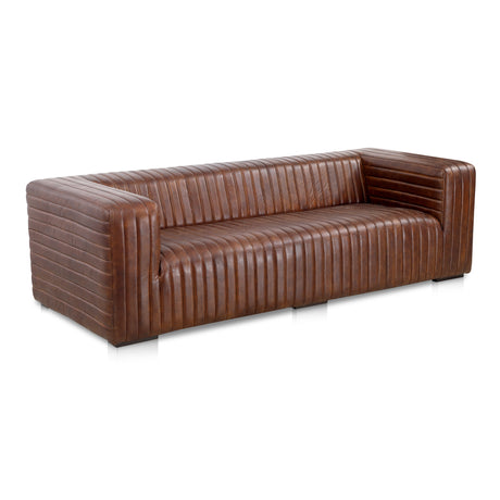 Castle Dark Brown Sofa - Ornate Home