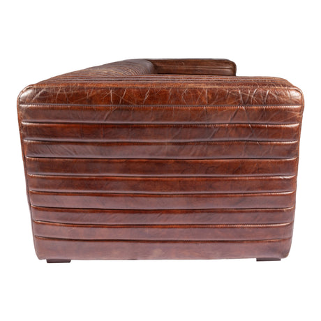 Castle Dark Brown Sofa - Ornate Home