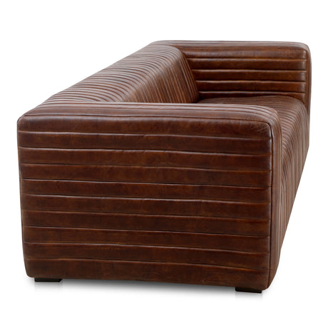 Castle Dark Brown Sofa - Ornate Home