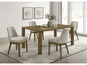 Castlewood Brown Oak 5-piece Dining Room Set - Ornate Home