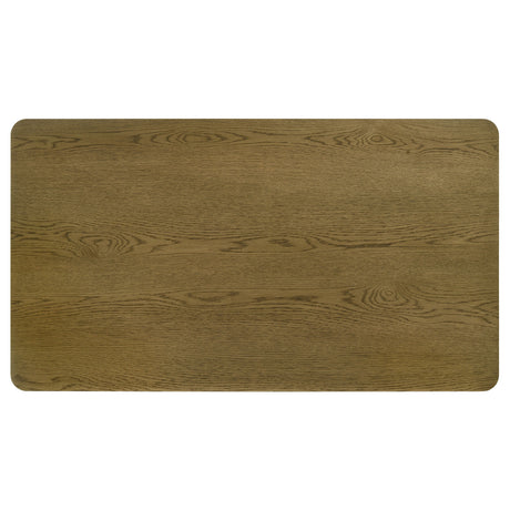 Castlewood Brown Oak Dining Room Table - Ornate Home