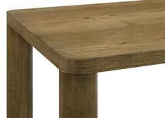 Castlewood Brown Oak Engineered Wood Accent Side End Table - Ornate Home