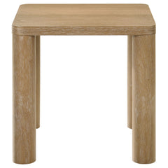 Castlewood Washed Oak 2-piece Cocktail Coffee Table Set - Ornate Home