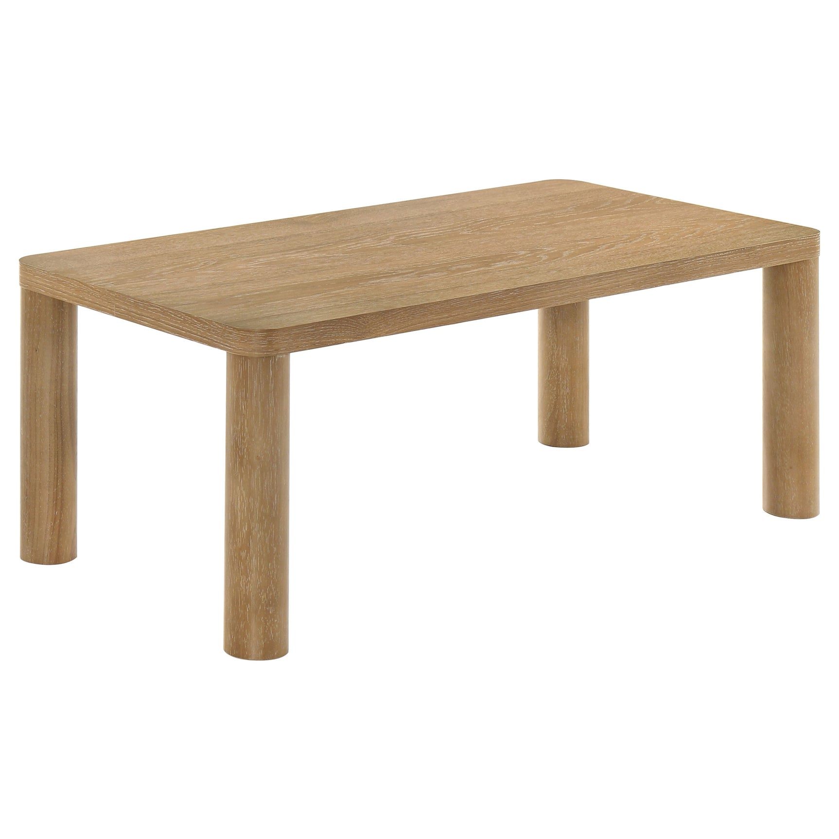 Castlewood Washed Oak 2-piece Cocktail Coffee Table Set - Ornate Home
