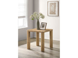 Castlewood Washed Oak Engineered Wood Accent Side End Table - Ornate Home
