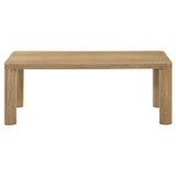 Castlewood Washed Oak Engineered Wood Cocktail Coffee Table - Ornate Home