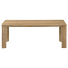 Castlewood Washed Oak Engineered Wood Cocktail Coffee Table - Ornate Home
