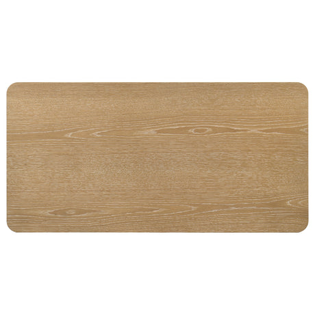 Castlewood Washed Oak Engineered Wood Cocktail Coffee Table - Ornate Home