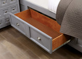 Castlile Gray 4 Pc. Full Bedroom Set - Ornate Home
