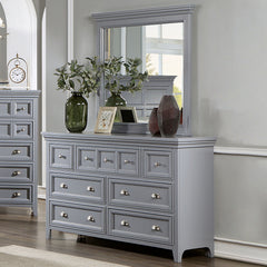 Castlile Gray 5 Pc. Queen Bedroom Set w/ Chest - Ornate Home