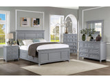 Castlile Gray 5 Pc. Queen Bedroom Set w/ Chest - Ornate Home