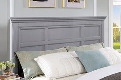 Castlile Gray Cal.King Bed - Ornate Home