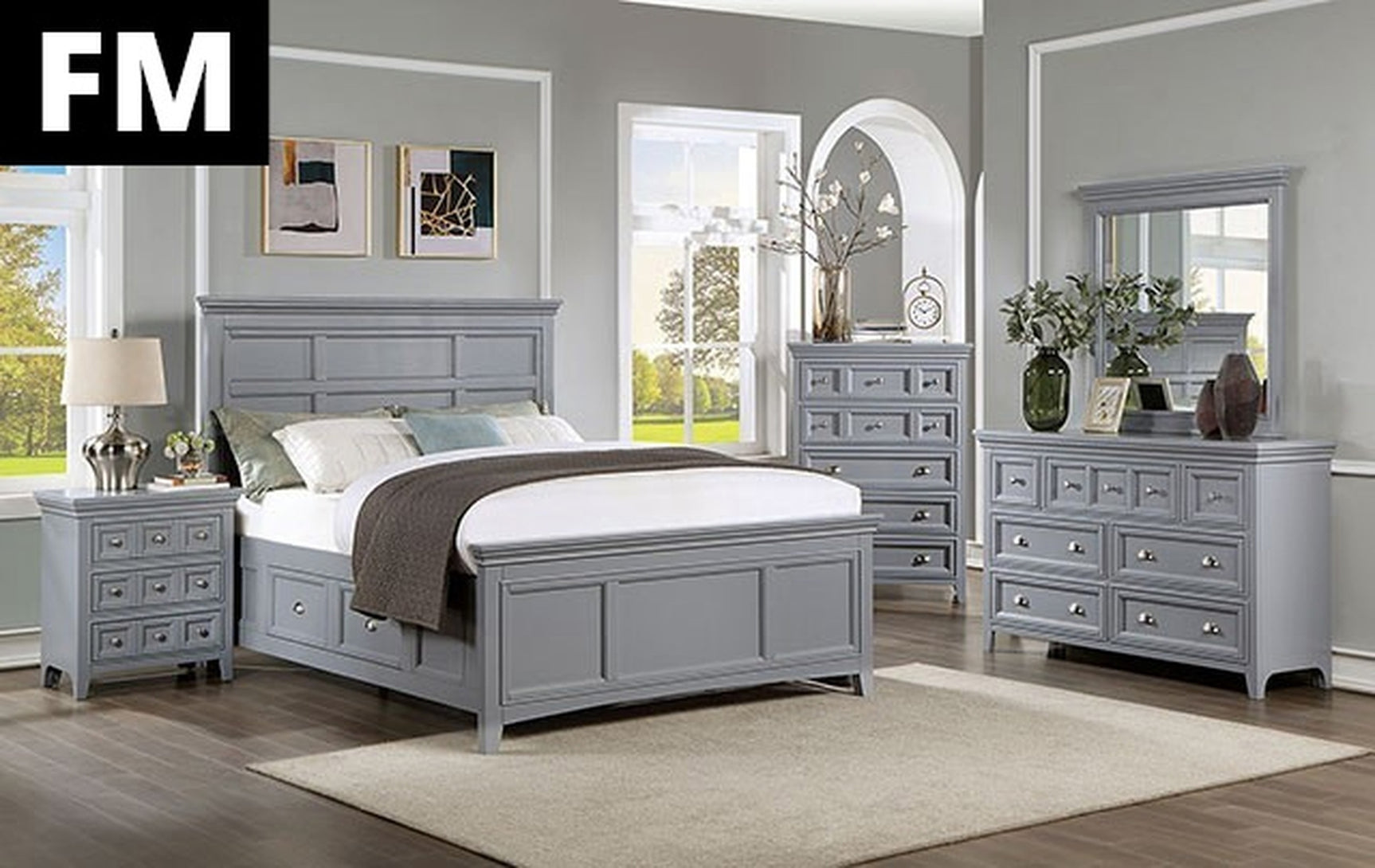 Castlile Gray Dresser - Ornate Home