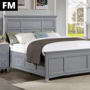 Castlile Gray Queen Bed - Ornate Home