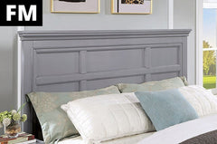 Castlile Gray Queen Bed - Ornate Home