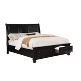 Castor Black E.King Bed - Ornate Home