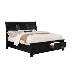 Castor Black E.King Bed - Ornate Home