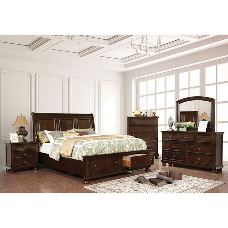 Castor Brown Cherry Mirror - Ornate Home