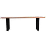Castro Brown/Black Dining Table - Ornate Home