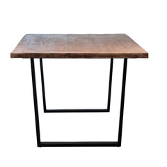Castro Brown/Black Dining Table - Ornate Home