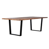 Castro Brown/Black Dining Table - Ornate Home