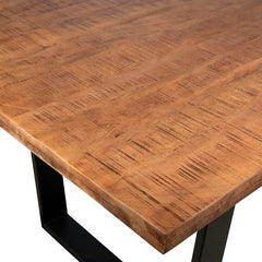 Castro Brown/Black Dining Table - Ornate Home