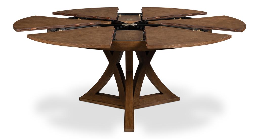 Casual Jupe Brown Dining Table - Ornate Home