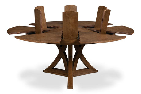 Casual Jupe Brown Dining Table - Ornate Home