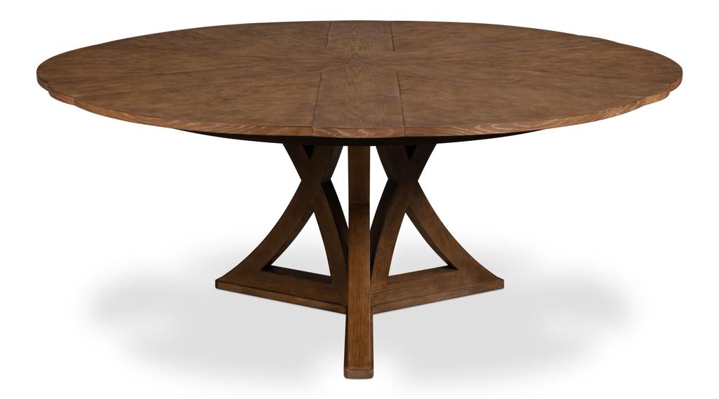 Casual Jupe Brown Dining Table - Ornate Home