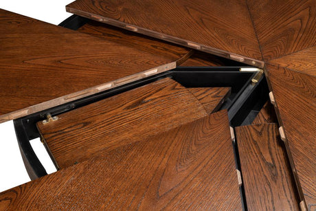 Casual Jupe Brown Dining Table - Ornate Home